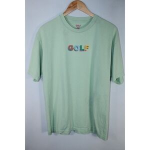 Golf Men's Large Green Crew Neck Short Sleeve T-Shirt